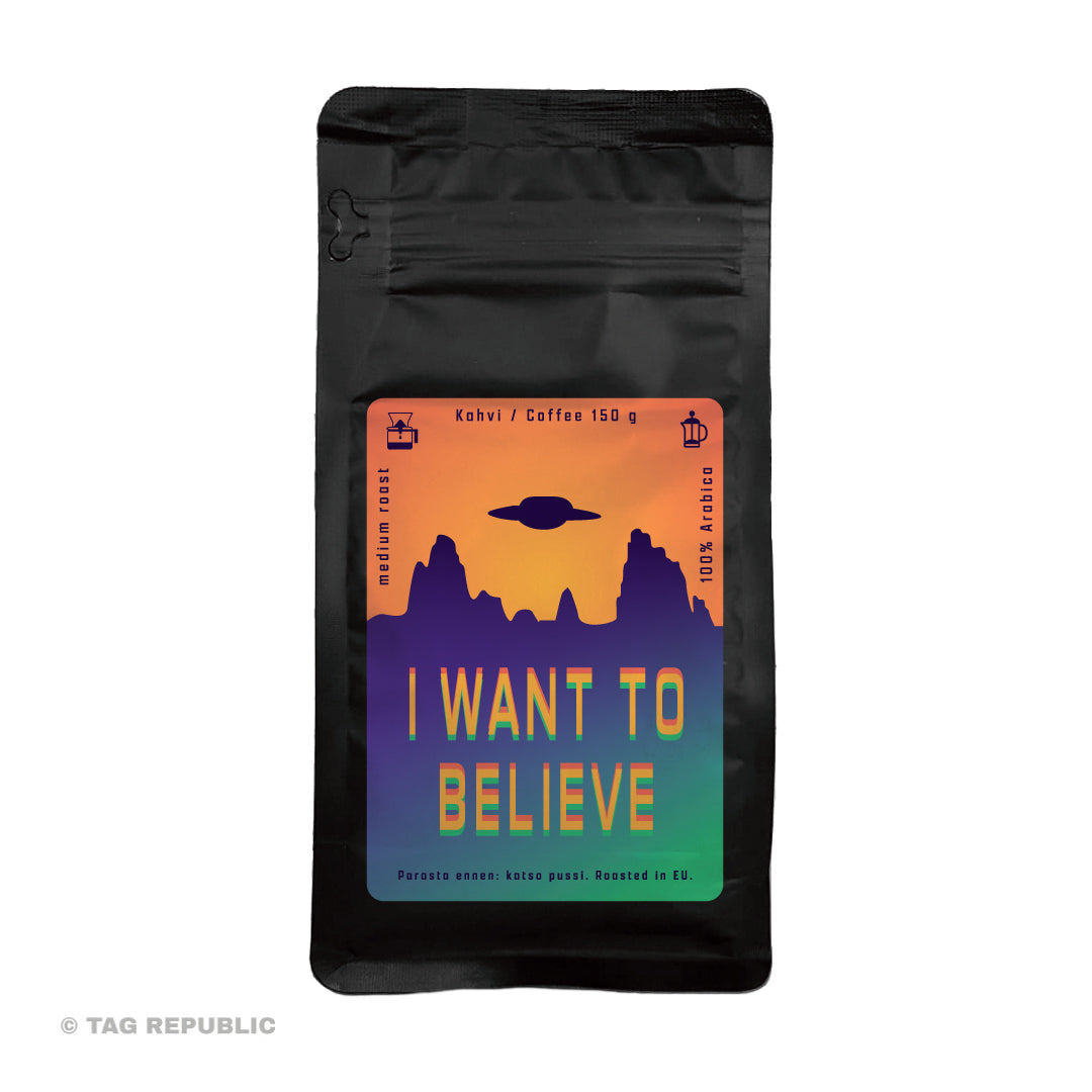 I Want To Believe - pienpaahtimokahvi 150g