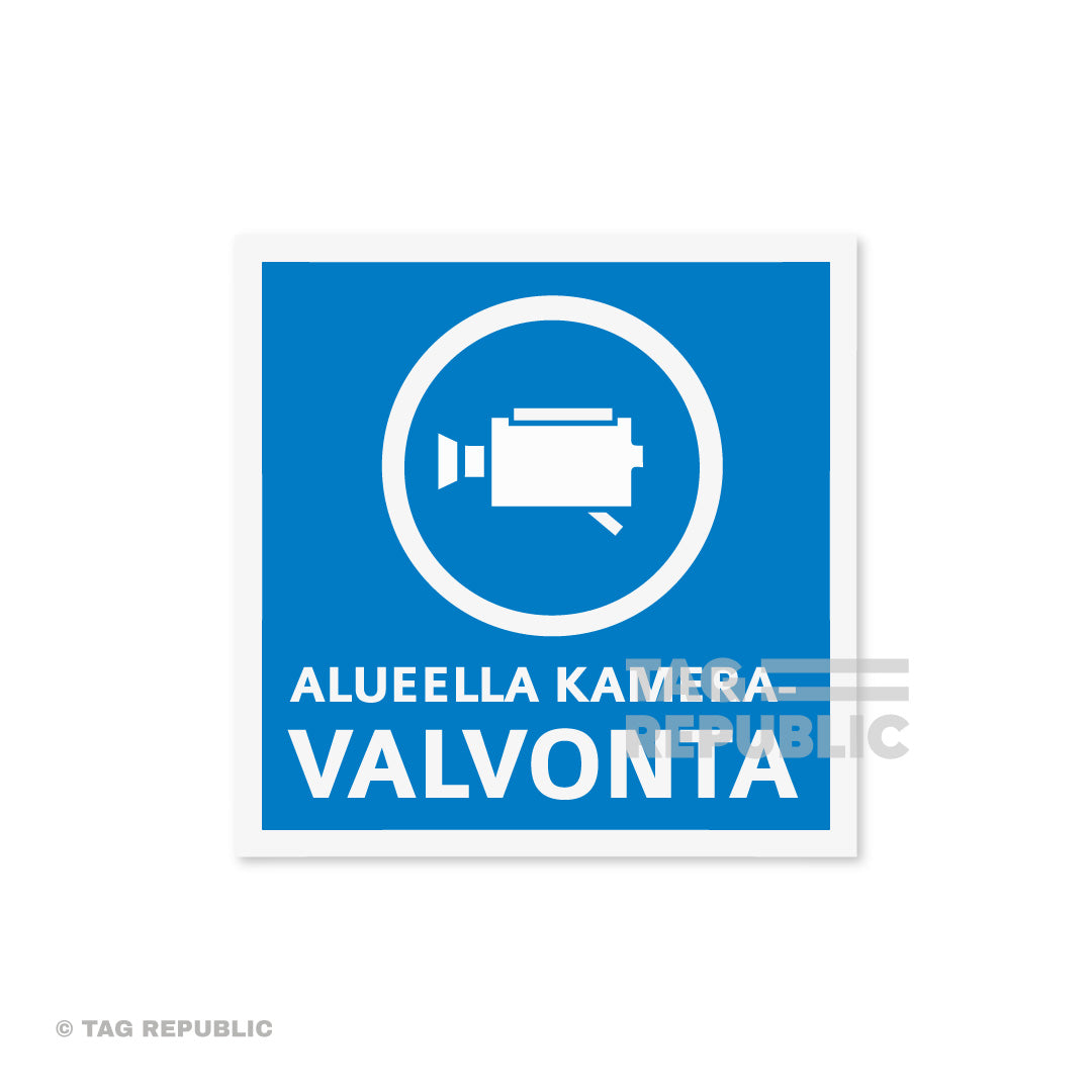 Kameravalvonta - huomiotarra, vinyylitarra