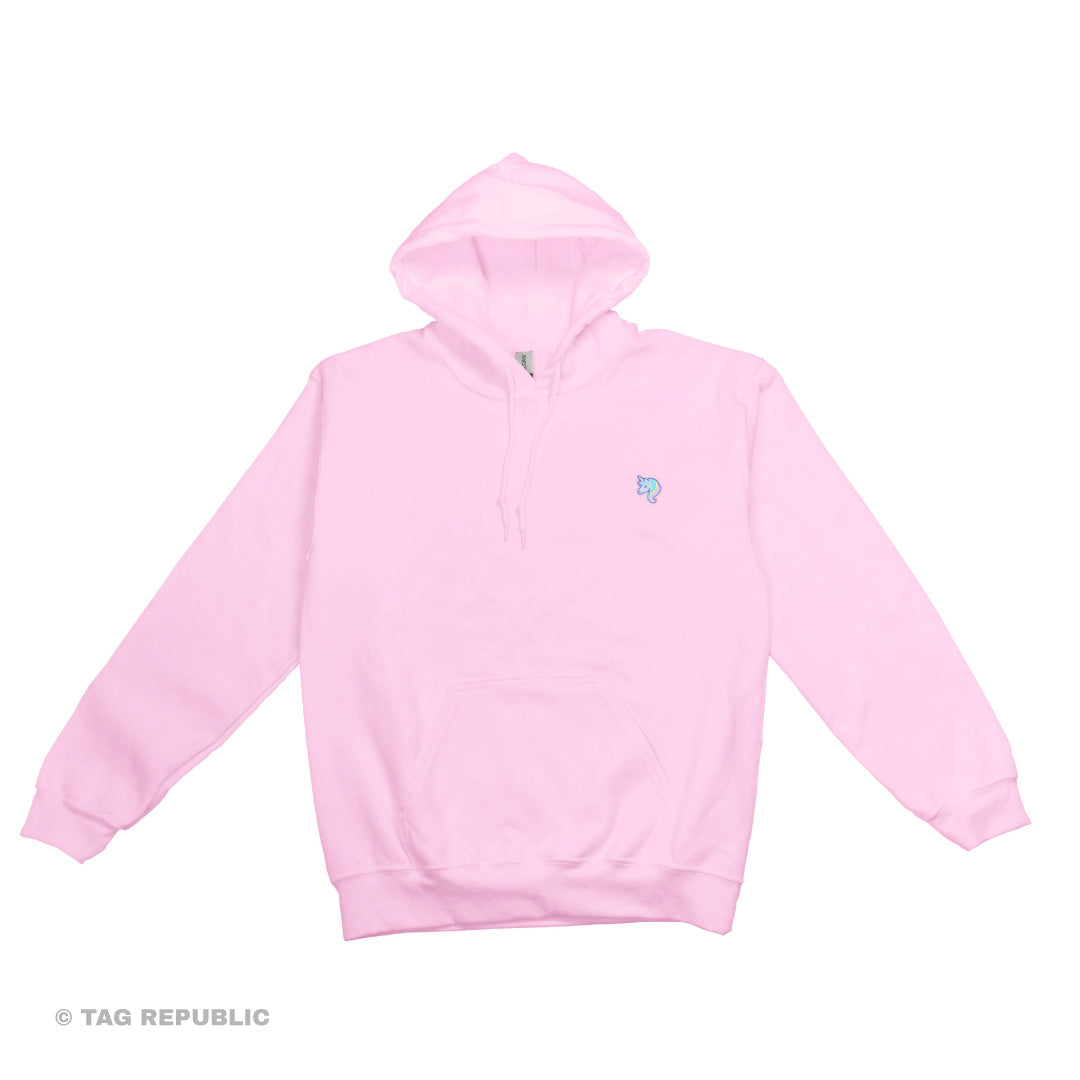 Unicorn - collegehuppari, brodeerattu merkki