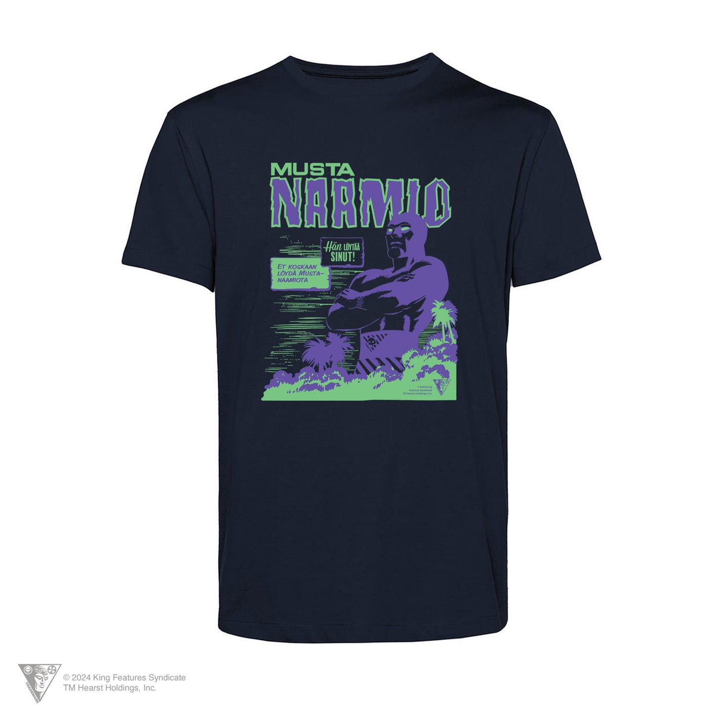 Mustanaamio Jungle - t-paita