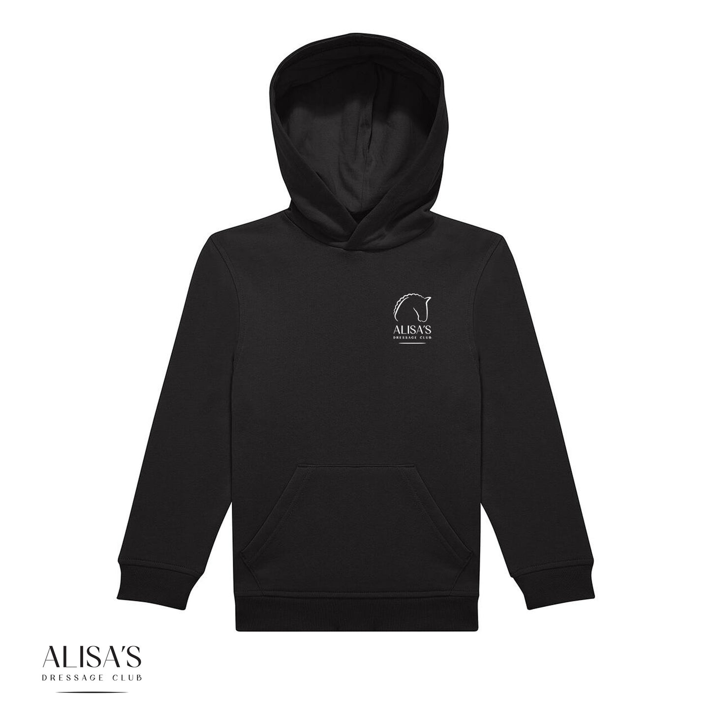 Lasten ja nuorten huppari logolla