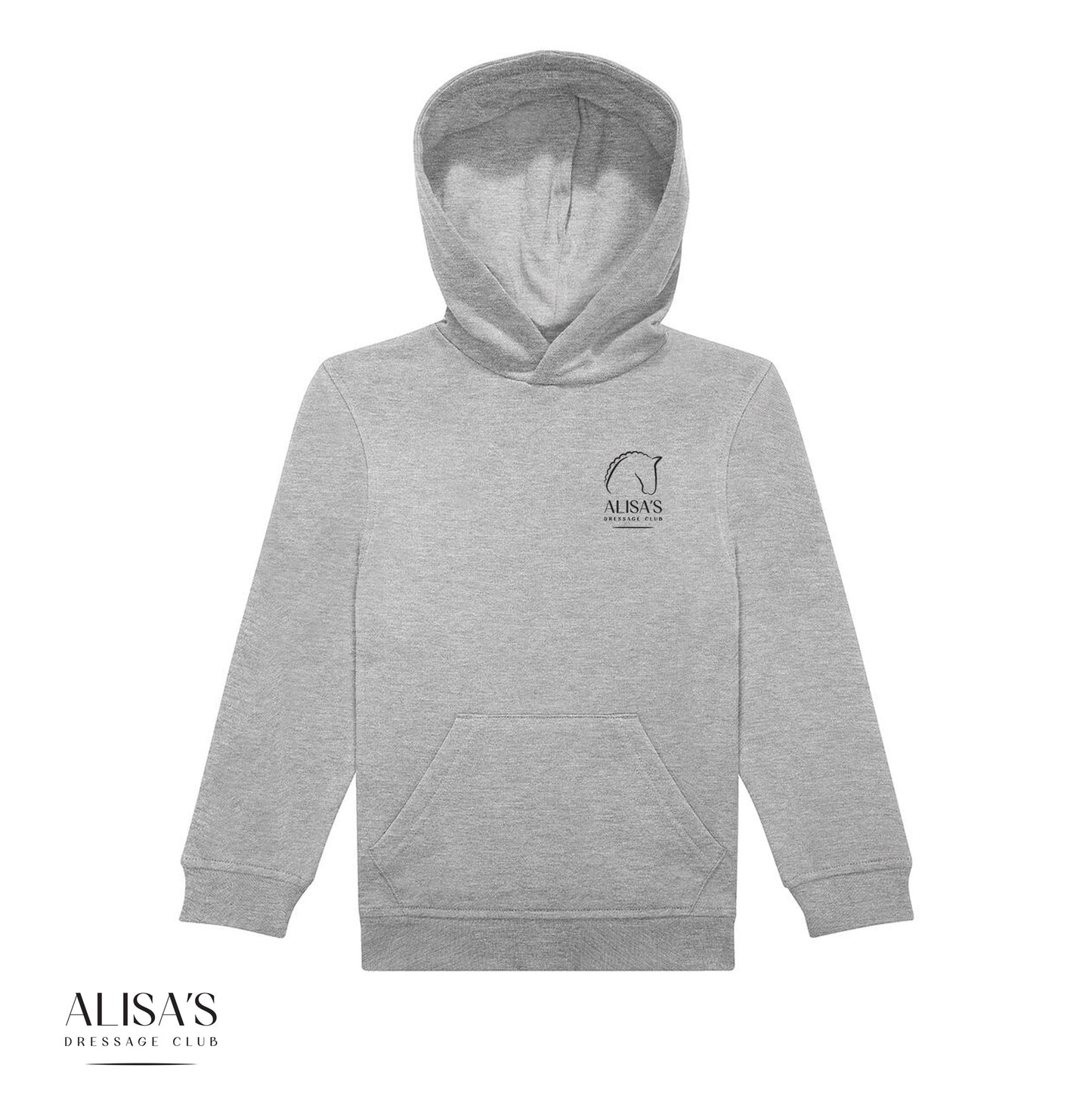 Lasten ja nuorten huppari logolla