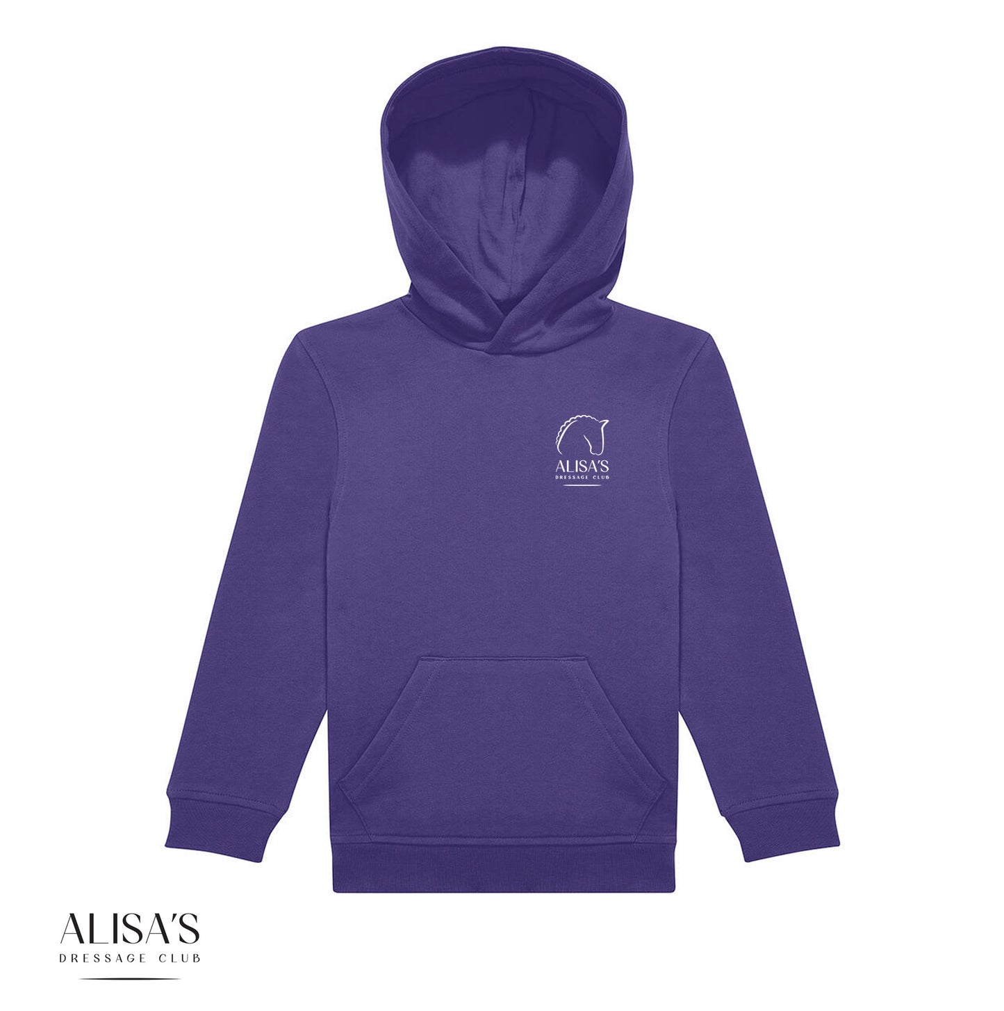 Lasten ja nuorten huppari logolla