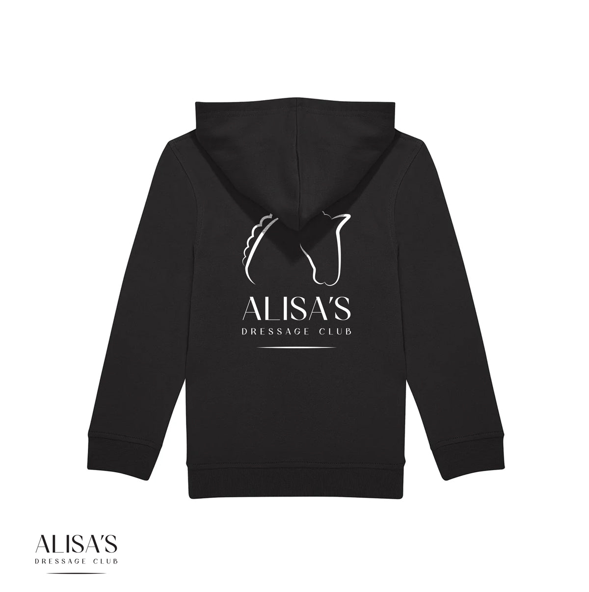 Lasten ja nuorten huppari logolla