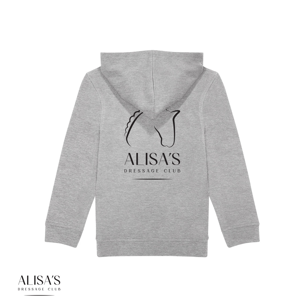 Lasten ja nuorten huppari logolla