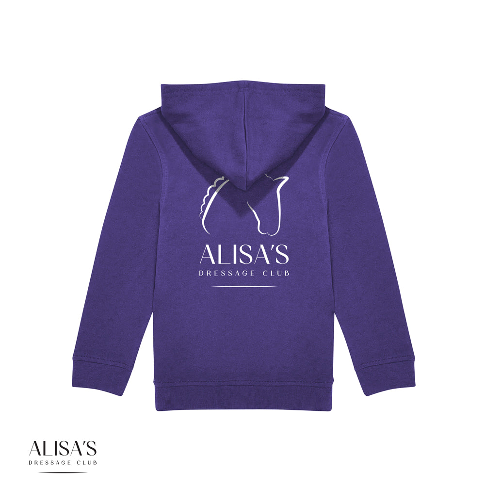 Lasten ja nuorten huppari logolla