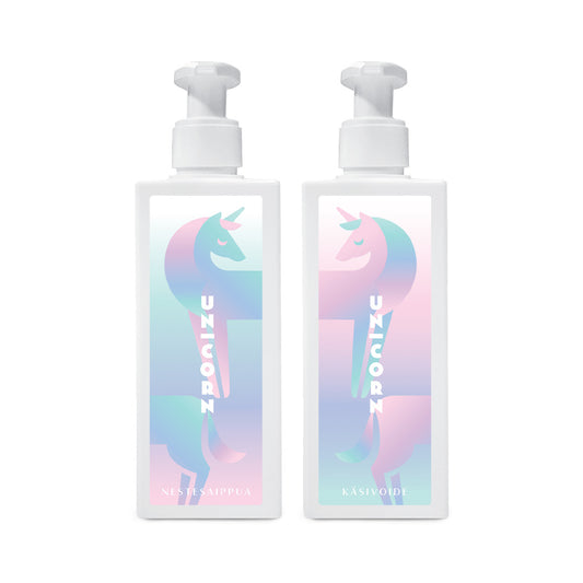 Unicorn - käsisaippua ja käsivoide