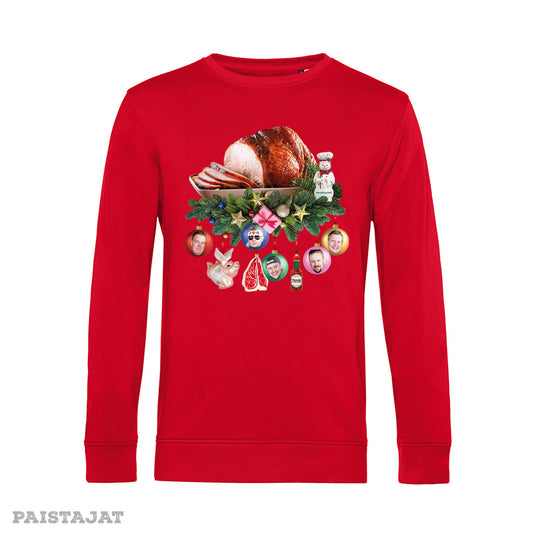 Ugly Jouluprintti, Paistajat collegepaita