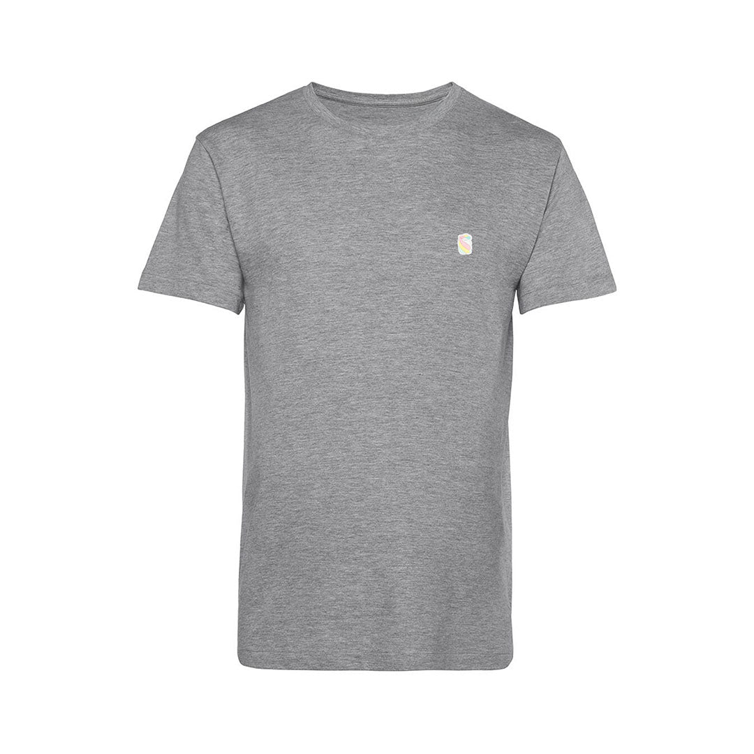 Vaahtokarkki - t-paita, brodeerattu merkki