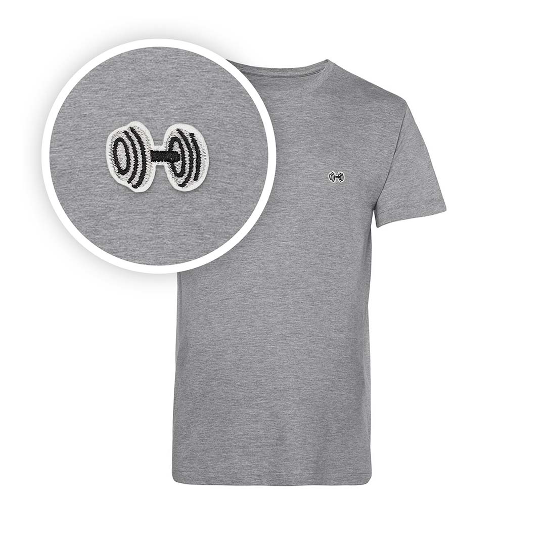 Puntti - t-paita, brodeerattu merkki