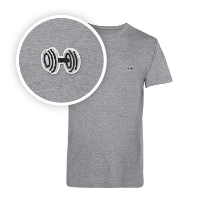 Puntti - t-paita, brodeerattu merkki