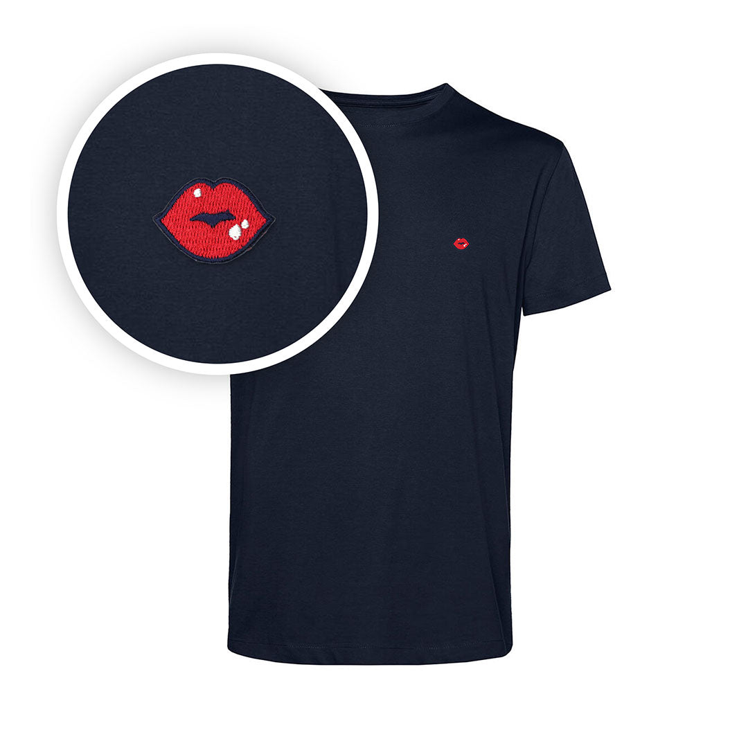 Kiss - t-paita, brodeerattu merkki