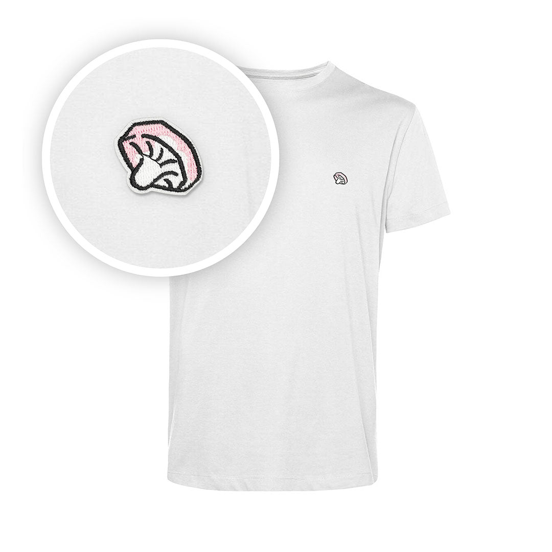 Sienikarkki - t-paita, brodeerattu merkki