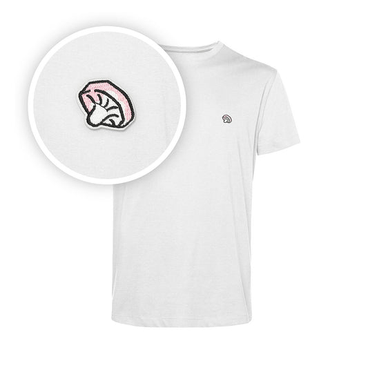 Sienikarkki - t-paita, brodeerattu merkki