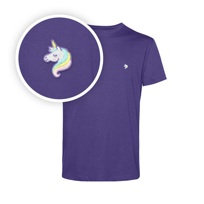 Unicorn - t-paita, brodeerattu merkki