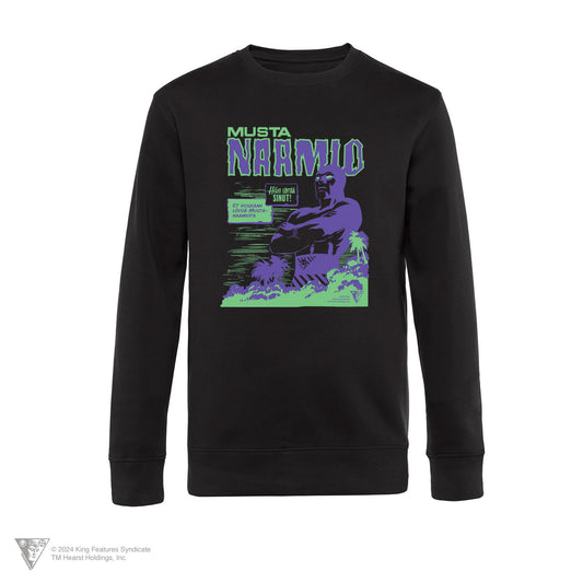 Mustanaamio Jungle - collegepaita