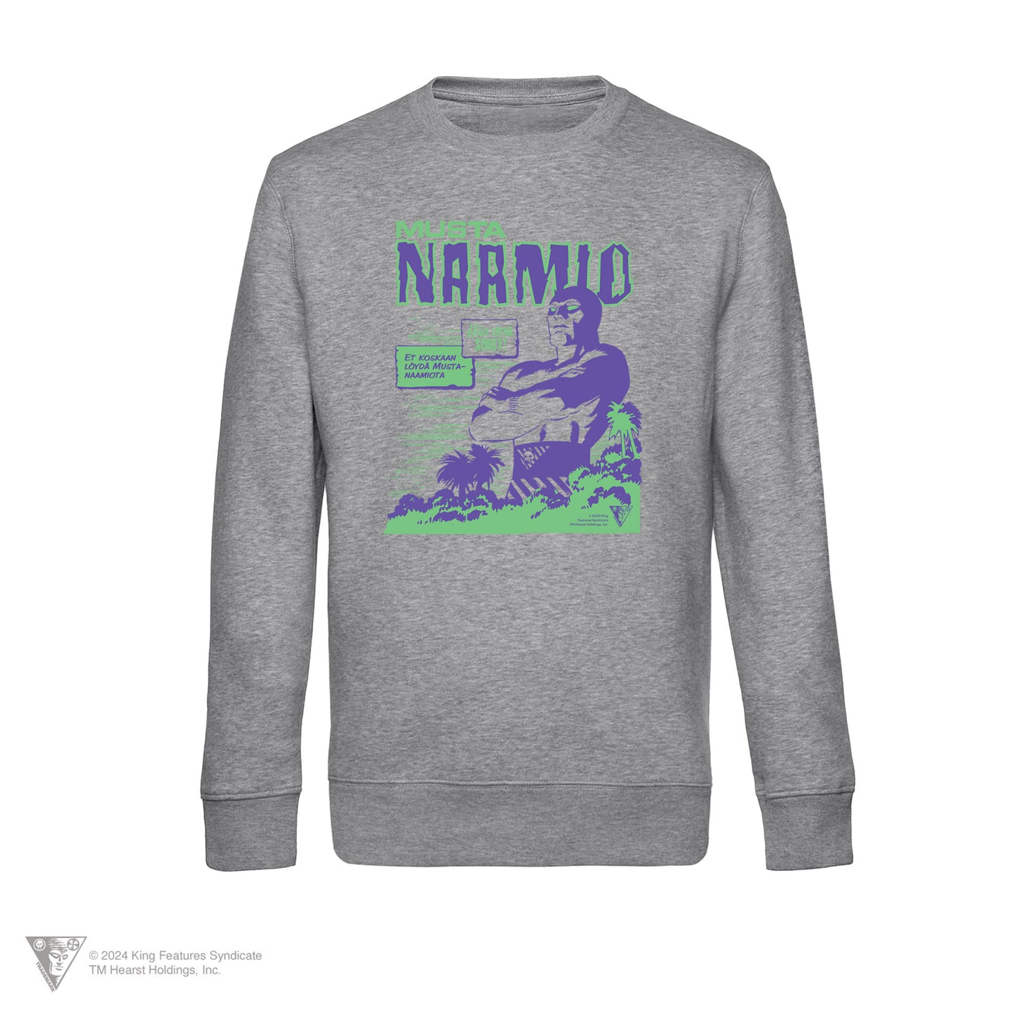 Mustanaamio Jungle - collegepaita