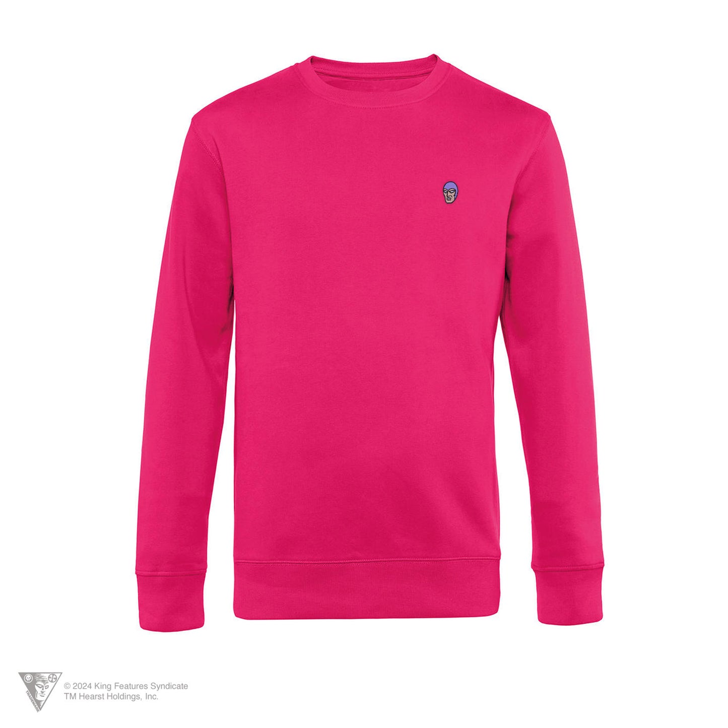 Mustanaamio - collegepaita, brodeerattu merkki