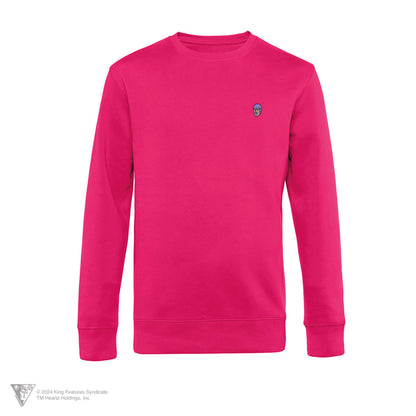 Mustanaamio - collegepaita, brodeerattu merkki