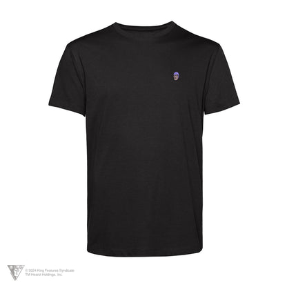 Mustanaamio - t-paita, brodeerattu merkki