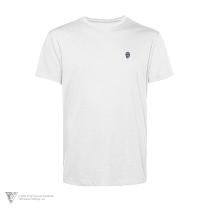 Mustanaamio - t-paita, brodeerattu merkki