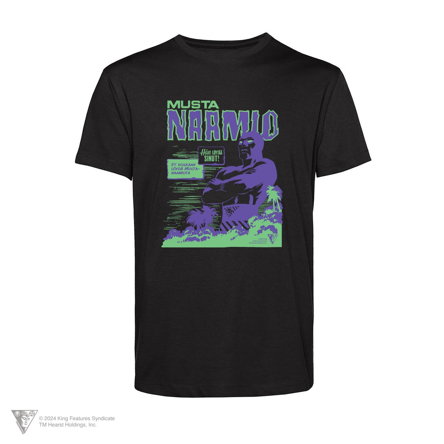 Mustanaamio Jungle - t-paita