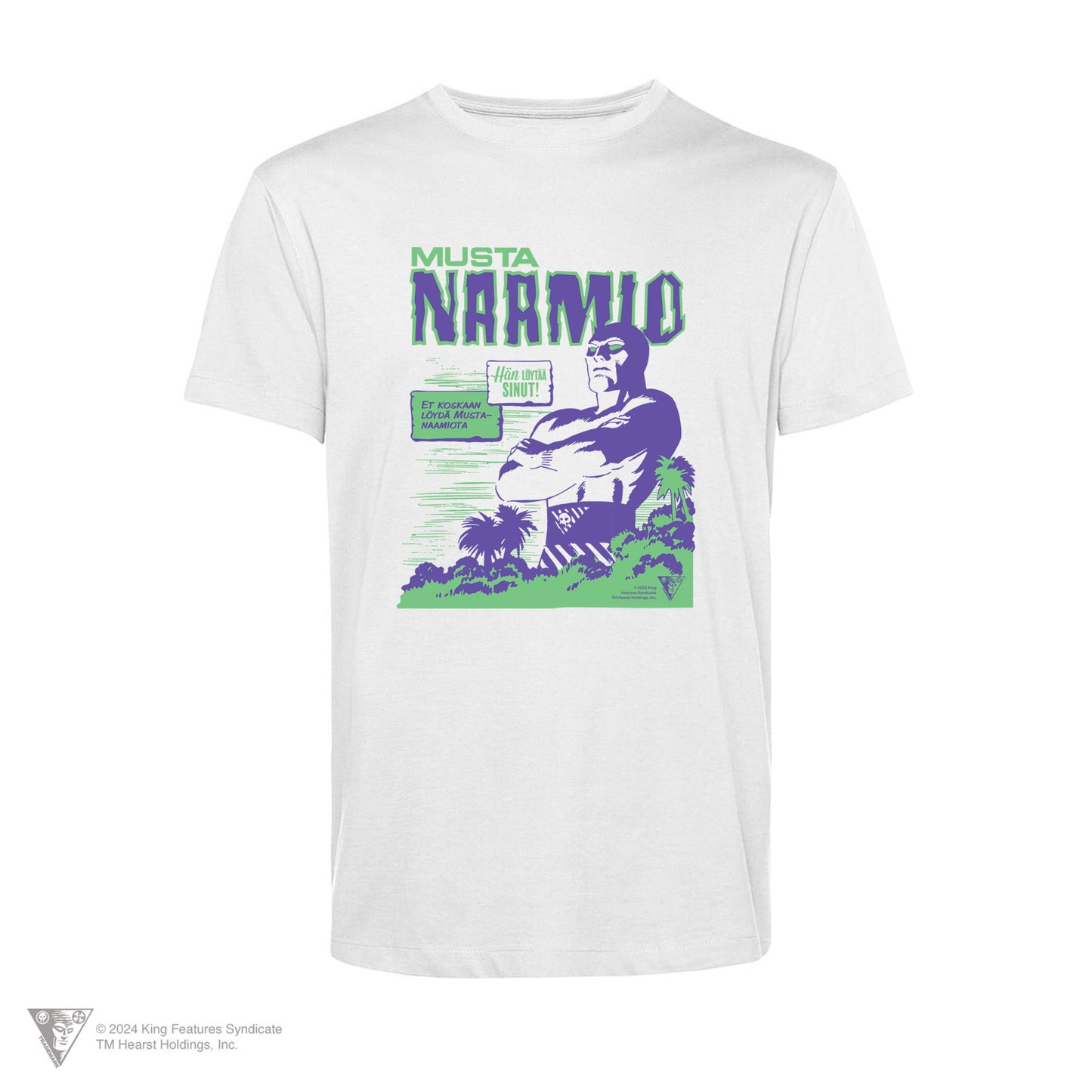 Mustanaamio Jungle - t-paita