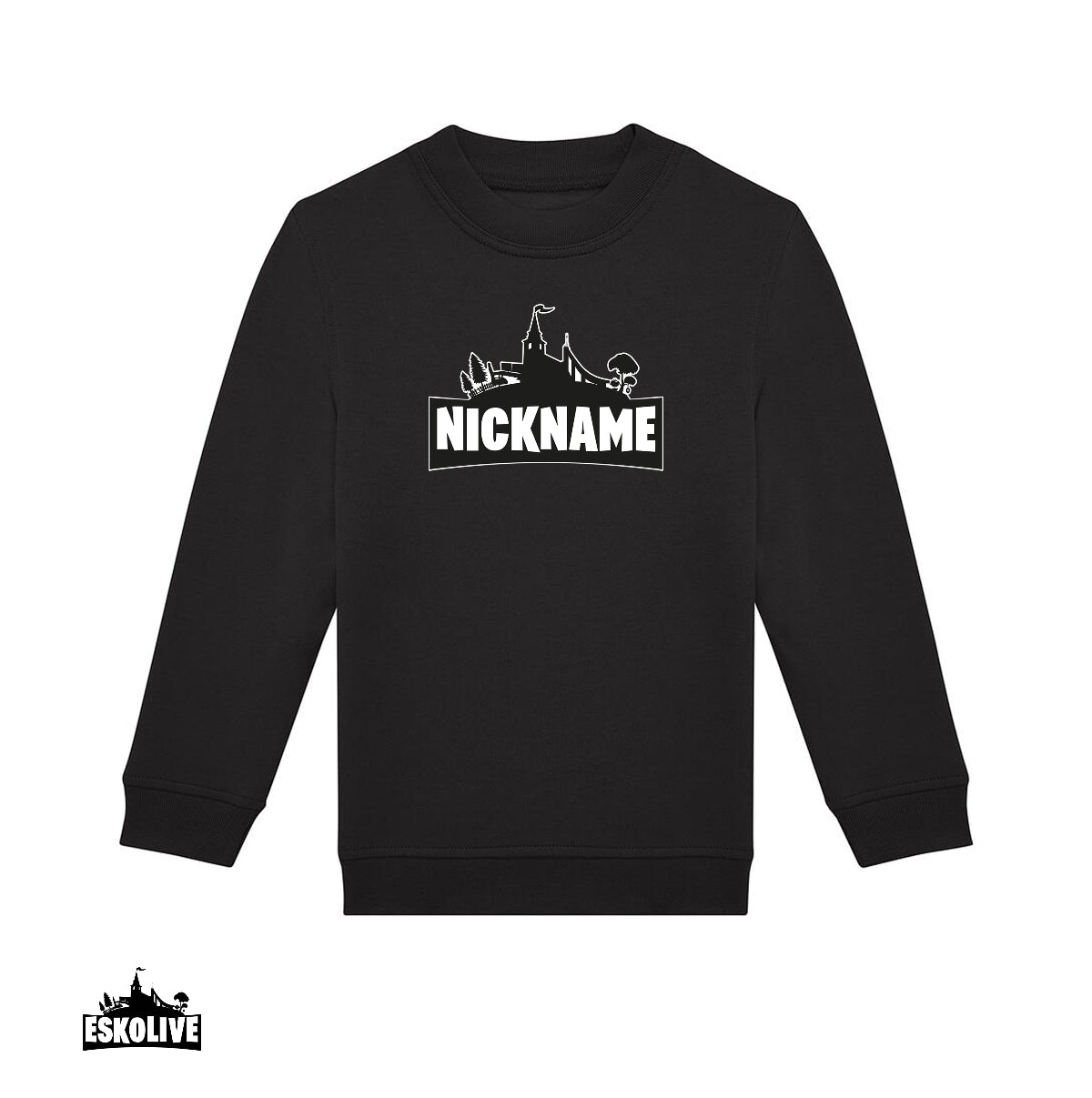 Nuorten collegepaita omalla nimelläsi