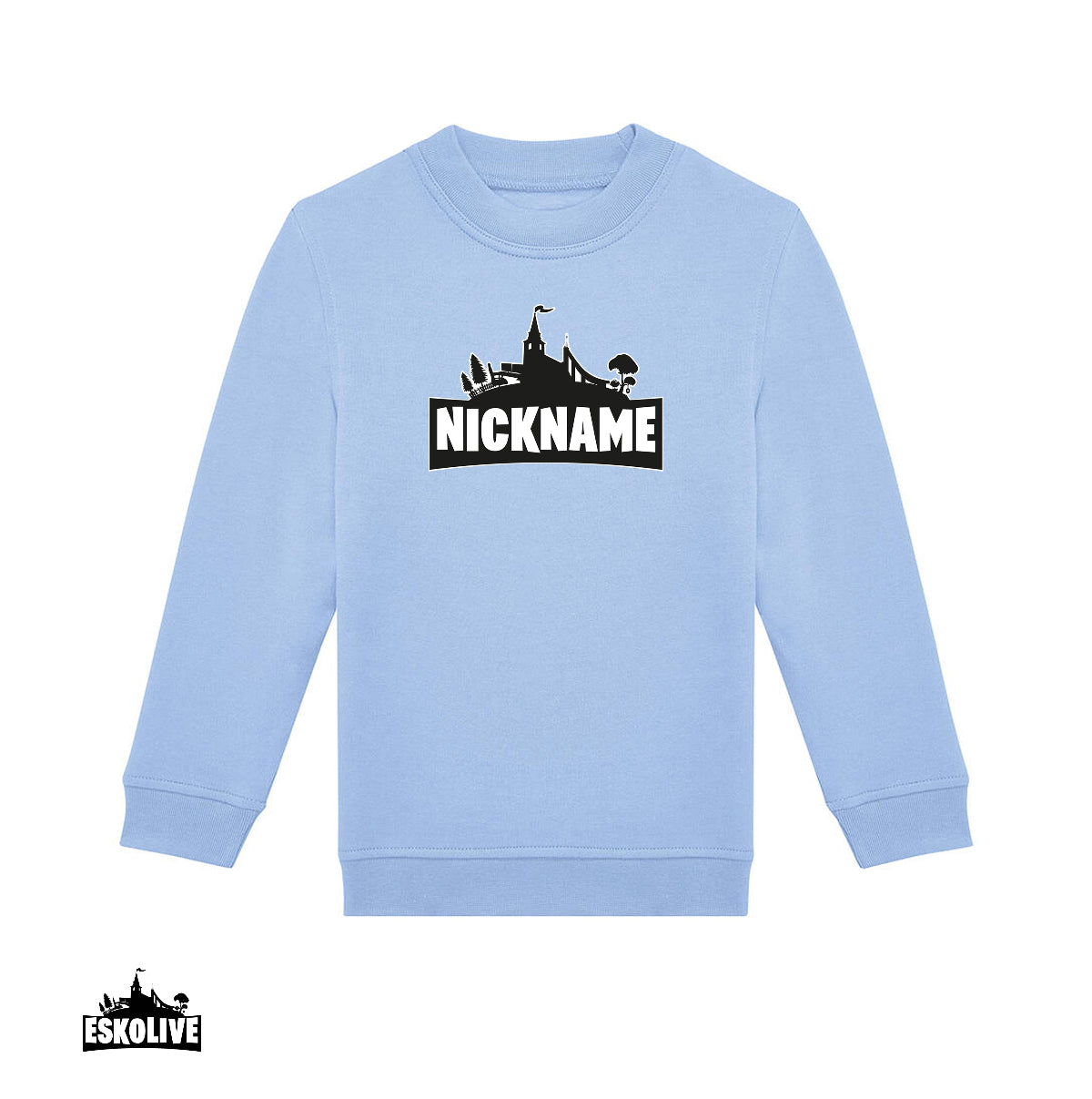 Nuorten collegepaita omalla nimelläsi