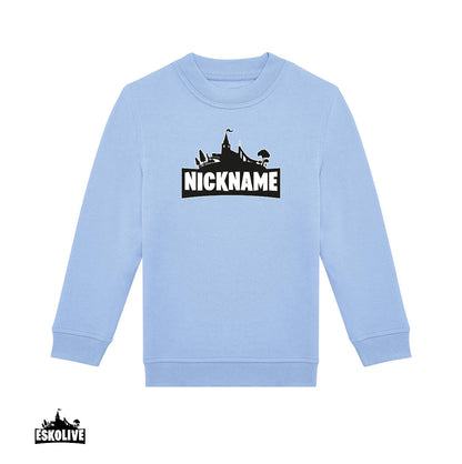 Nuorten collegepaita omalla nimelläsi