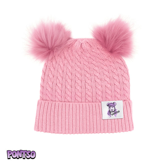 Pontson pompulapipo logolla, pinkki