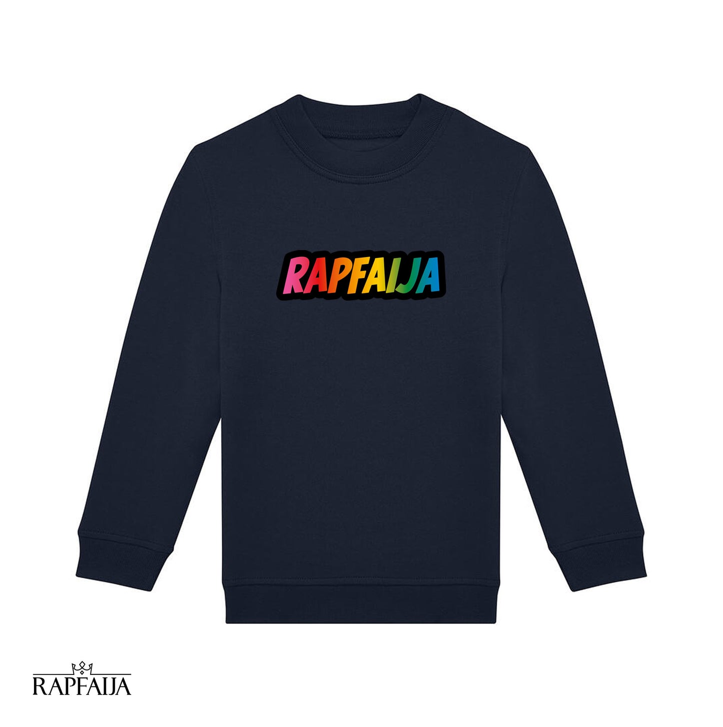 Rapfaija - lasten ja nuorten collegepaita