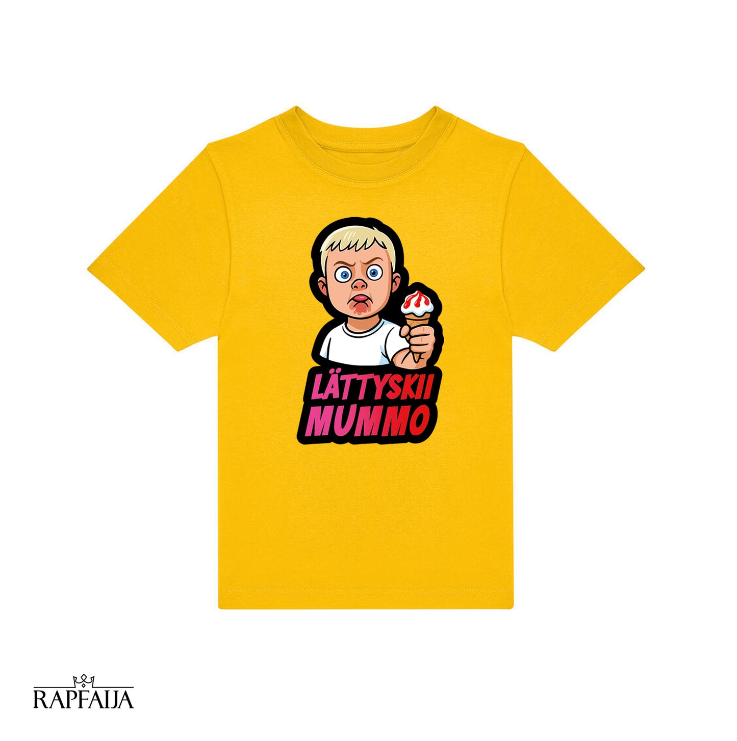 Lättyskii Mummo - lasten ja nuorten t-paita