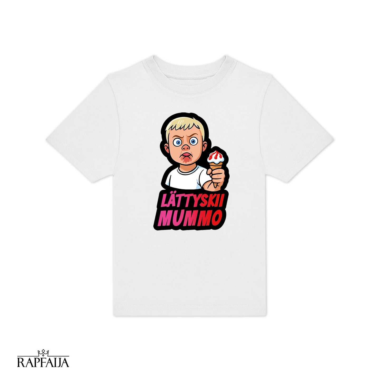 Lättyskii Mummo - lasten ja nuorten t-paita